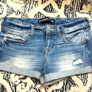 Blue shorts in size 0